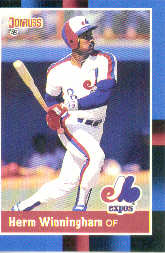 1988 Donruss Baseball Cards    581     Herm Winningham